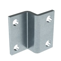 Пластина для крепления консолей BBF-60 к тяжелому подвесу/профилю, горячеоцинкованная DKC BMD2002HDZ