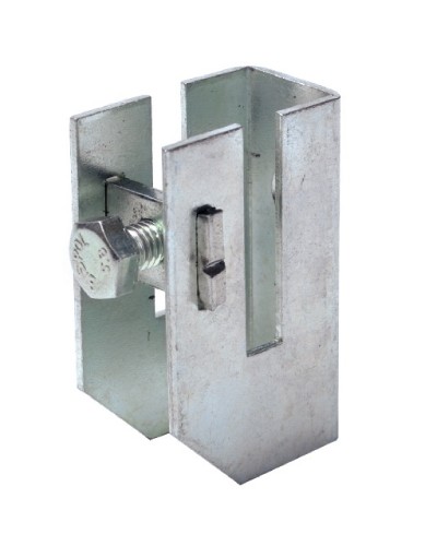 Скоба-держатель полосы с болтом DKC ND2312 в Хасавюрте Держатели, клипсы, скобы Pintop.ru