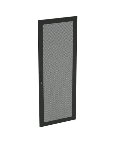 Дверь перфорированная одностворчатая для IT-CQE 2000 x 800 RAL9005 DKC R5ITCPRMM2080B в Хасавюрте Аксессуары для стоек и шкафов Pintop.ru
