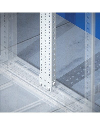 Рейки вертикальные для шкафов CQE высотой 2000 мм (2 шт/уп) DKC R5PDV20 в Хасавюрте Аксессуары для стоек и шкафов Pintop.ru