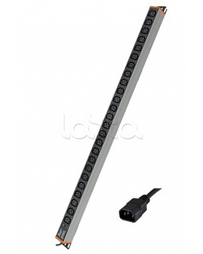 Блок распределения питания вертикальный для 19 шкафов DKC R5VIEC24PIC14 в Хасавюрте Аксессуары для стоек и шкафов Pintop.ru