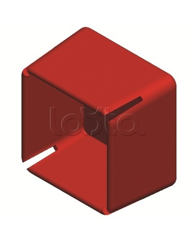 Заглушка торцевая для одиночного профиля LAS и двойного профиля DBL/DBM ДКС BPO4141 в Хасавюрте Аксессуары для лотков Pintop.ru