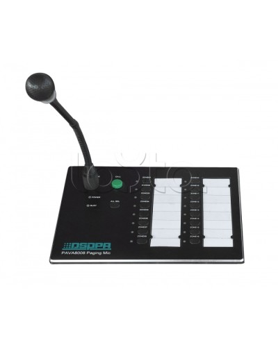 Консоль микрофонная DSPPA PAVA-8008 в Хасавюрте Система оповещения и трансляции Dsppa Pintop.ru