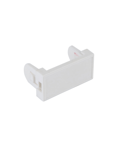 Заглушка 22,5х45 мм на 1 модуль, белый Datarex (DR-513410) в Хасавюрте Розетки компьютерные и телефонные Pintop.ru