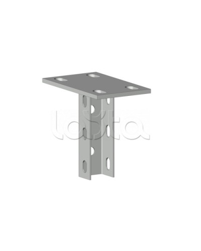 Кронштейн потолочный одинарный 115 мм HDZ (2.5 мм) EKF (kp115) в Хасавюрте Аксессуары для лотков Pintop.ru