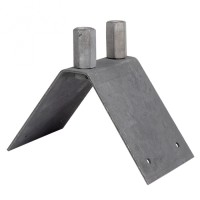 Крепление молниеприёмника D=16 на конёк, угол 60 град. HZ EKF PROxima (lp-04003)