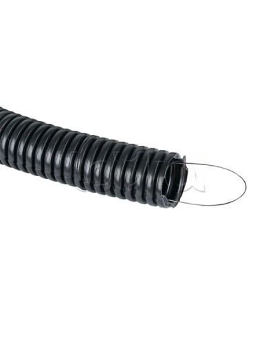 Труба гофр. негорючая безгалогеновая FRHF с протяжкой d32 мм (50 м) черная EKF-Plast (FRHF-32) в Хасавюрте Труба гофрированная Pintop.ru