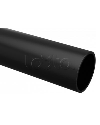 Труба гладкая ПВХ жесткая d25 мм (3 м) (111 м/уп) черная EKF-Plast (trg-25b-3m) в Хасавюрте Гладкая труба Pintop.ru