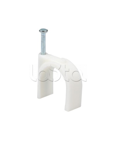 Скоба крепежная круглая (25мм.) (50шт.) EKF PROxima (plcn-sr-25) в Хасавюрте Держатели, клипсы, скобы Pintop.ru