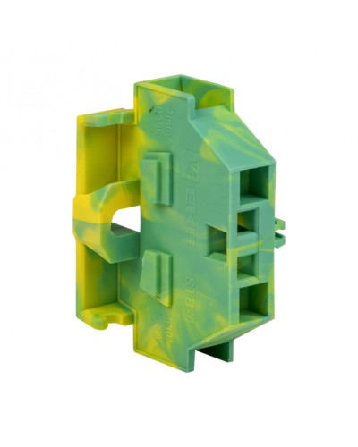 Миниклемма STB-4 32A (50 шт) желто-зеленая EKF PROxima (stb-m-4-y-green-r) в Хасавюрте Клеммные колодки Pintop.ru
