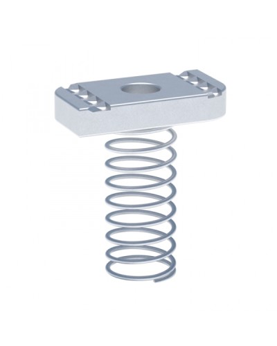 STRUT-гайка (канальная) М6 с длинной пружиной EKF (stgdpM6) в Хасавюрте Крепеж Pintop.ru