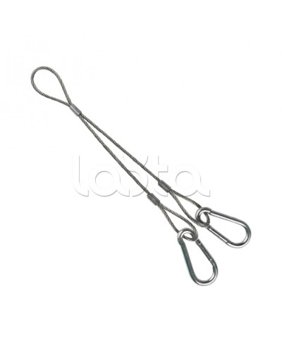 Подвес Y-образный с карабинами 150 мм EKF (ypk150) в Хасавюрте Аксессуары для лотков Pintop.ru