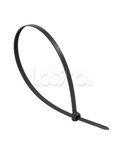 Хомут P6.6 стандартный (ч), 7.6x400 (100шт) FlexLock PROxima EKF (plc-fl-ctsb-7.6x400) в Хасавюрте Стяжки-хомуты Pintop.ru