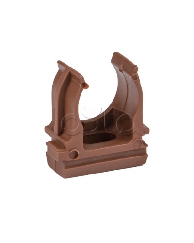 Крепеж-клипса d25 мм (10 шт) темное дерево EKF-Plast (derj-z-25d) в Хасавюрте Держатели, клипсы, скобы Pintop.ru