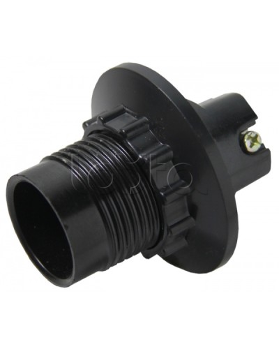 Патрон карболитовый с кольцом Е14 черный без наклейки EKF (LHC-E14-r) в Хасавюрте Источники света(Лампы) Pintop.ru