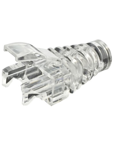 Гибкий хвостовик Q-PLUG, 6,0 мм, без цвета, упаковка 50 штук Eurolan (13A-00-11WT) в Хасавюрте Коннекторы и разъемы Pintop.ru