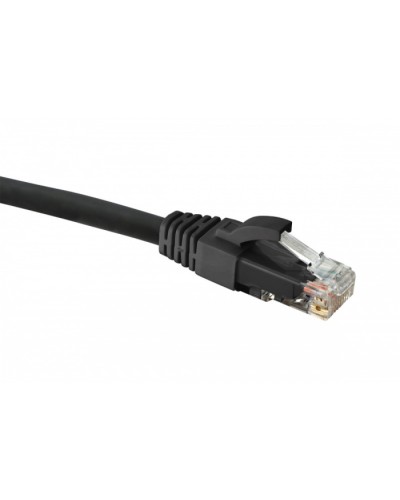 Коммутационный шнур категории 6 U/UTP, LSZH, 10 м, черный Eurolan (21D-U6-10BL) в Хасавюрте Патчкорды (медные) Pintop.ru