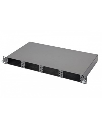 Панель 47M-20-00-01BL Eurolan Оптическая MTP выдвижная 19” 1U, на 4 кассеты, серия 1 в Хасавюрте Кроссы оптические Pintop.ru