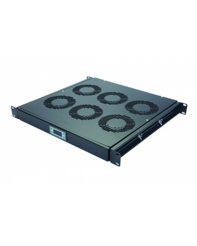 Панель вентиляционная с 6 вентиляторами, с контроллером Eurolan 60A-91-11-30BL в Хасавюрте Вентиляторные модули Pintop.ru