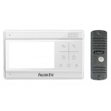 Комплект видеодомофона: Видеодомофон Vela Falcon Eye Vela + AVC-305 (PAL) Медь (дисплей 4,3" TFT; сенсорные кнопки; подключение до 2-х вызывных панелей; OSD меню; питание AC 220В (встроенный БП). Вызывная видеопанель AVC-305 (PAL): накладная, 4х пров