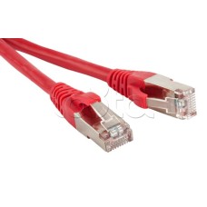 Патч-корд RJ45-RJ45, 4 пары, STP, кат.5е, LSZH (0,5м) Hyperline PC-LPM-STP-RJ45-RJ45-C5e-0.5M-LSZH-RD
