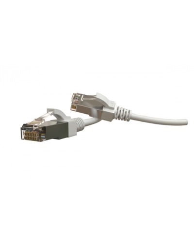 Патч-корд S/FTP Hyperline (PC-LPT-SFTP-RJ45-RJ45-C6-1M-LSZH-WH) в Хасавюрте Патчкорды (медные) Pintop.ru