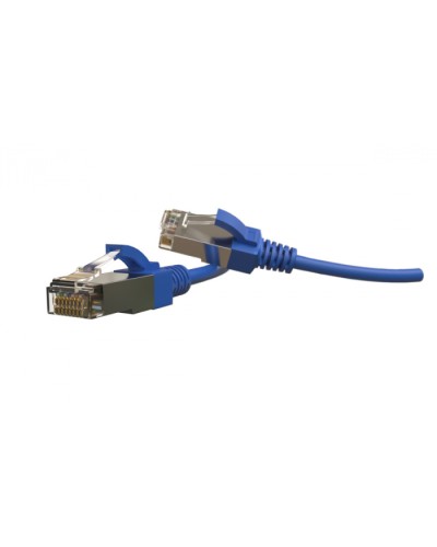 Патч-корд S/FTP Hyperline (PC-LPT-SFTP-RJ45-RJ45-C6-2M-LSZH-BL) в Хасавюрте Патчкорды (медные) Pintop.ru