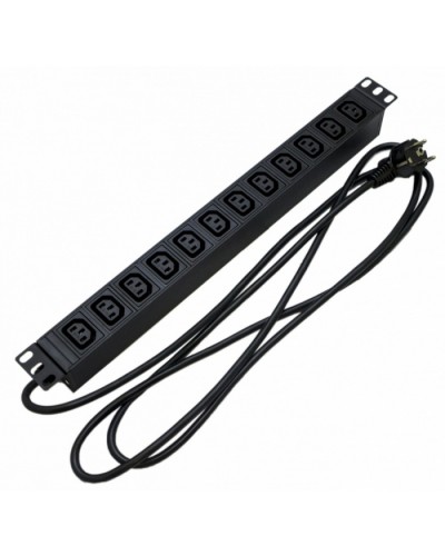 Блок розеток Hyperline SHE19-12IEC-2.5EU в Хасавюрте Блоки розеток Pintop.ru