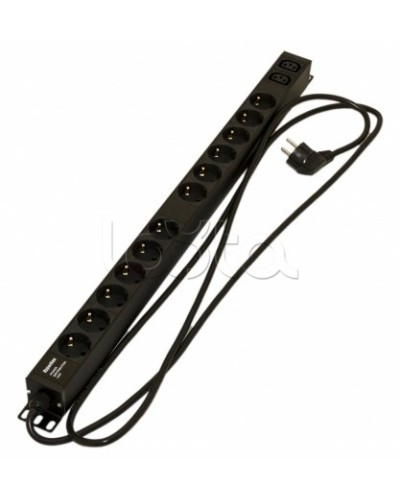 Блок розеток Hyperline SHE-12SH-2IEC-2.5EU в Хасавюрте Блоки розеток Pintop.ru