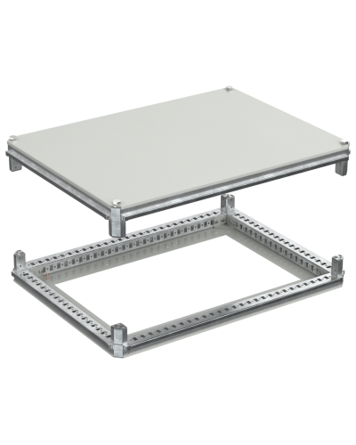 FORMAT Крыша и основание (под фланец) 600х800мм IEK (FO-00-KOF-060-080) в Хасавюрте Аксессуары для стоек и шкафов Pintop.ru