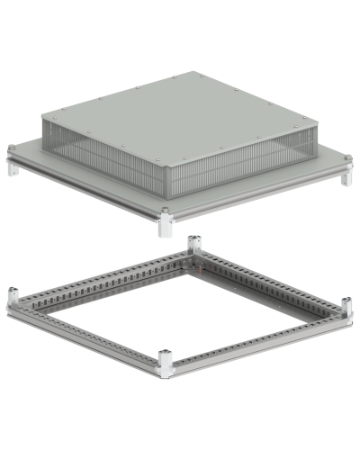 FORMAT Крыша и основание (под фланец) 800х800мм IP31 IEK (FO-00-KOF-080-080-31) в Хасавюрте Аксессуары для стоек и шкафов Pintop.ru
