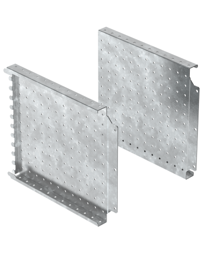 FORMAT Панель монтажная боковая перфорированная 300х400мм (2шт/упак) IEK (FO-00-MPSP-030-040) в Хасавюрте Аксессуары для стоек и шкафов Pintop.ru