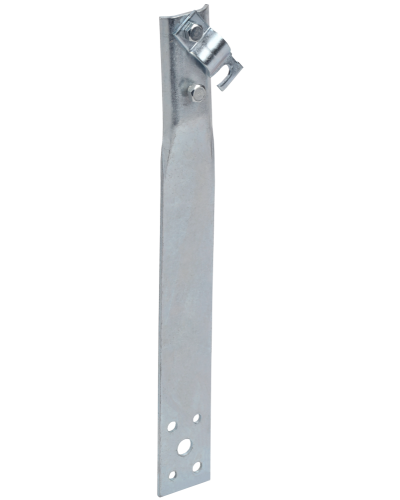 Держатель проводника круглого 6-10мм винтовой прямой h=60мм оцинкованная сталь HDZ IEK (ZDP86-14-1-16-60) в Хасавюрте Крепеж Pintop.ru