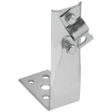 Держатель проводника круглого 6-10мм винтовой угловой h=60мм оцинкованная сталь IEK (ZDP87-11-1-16-60)