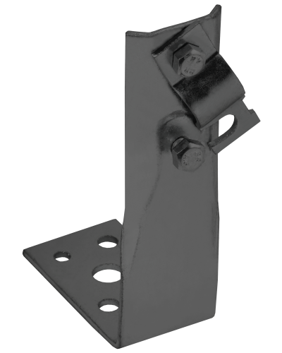 Держатель проводника круглого 6-10мм винтовой угловой h=60мм оцинкованная сталь TD IEK (ZDP87-13-1-16-60) в Хасавюрте Крепеж Pintop.ru