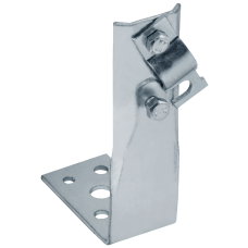 Держатель проводника круглого 6-10мм винтовой угловой h=80мм оцинкованная сталь HDZ IEK (ZDP87-14-1-16-80)