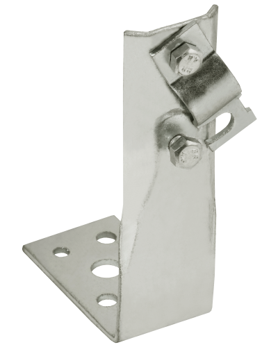 Держатель проводника круглого 6-10мм винтовой угловой h=60мм нержавеющая сталь IEK (ZDP87-20-1-16-60) в Хасавюрте Крепеж Pintop.ru