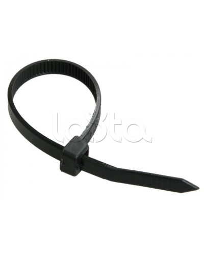 Стяжка 200x3,6 мм нейлоновая, черная IEK (UHH32-D036-200-100) в Хасавюрте Стяжки-хомуты Pintop.ru