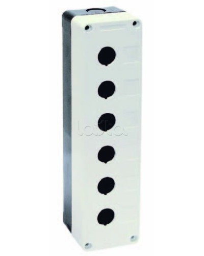 Корпус КП105(6) для кнопок 5(6) мест IEK BKP10-6-K01 в Хасавюрте Аксессуары для стоек и шкафов Pintop.ru