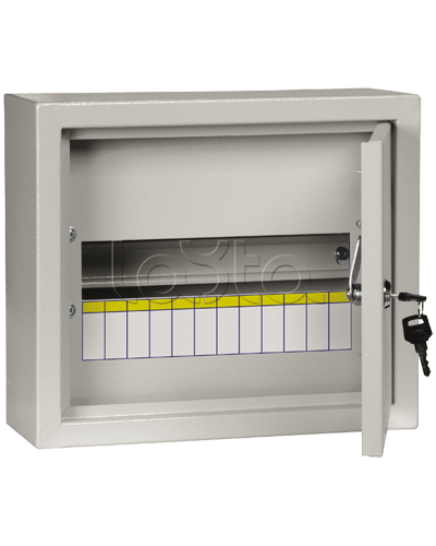 Щит распределительный навесной IEK ЩРн-9з с замком IP31 (MKM14-N-09-31-Z) в Хасавюрте Щиты электрические Pintop.ru