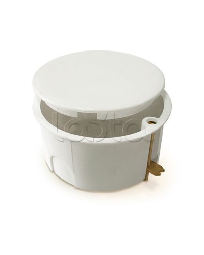 Коробка установочная для полых стен, с крышкой, с саморезами, металлические лапки d80x40 IEK КМ41024 (UKG01-080-040-000-M) в Хасавюрте Распределительные коробки Pintop.ru