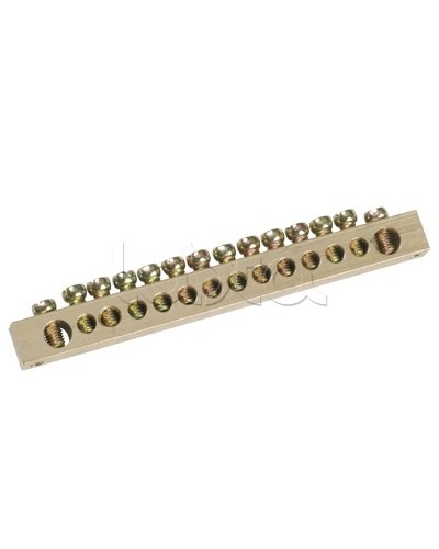 Шина нулевая 8x12 8/2 IEK YNN21-08-100 в Хасавюрте Клеммные колодки Pintop.ru