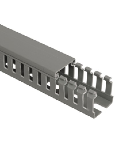 Кабель-канал перфорированный 40х60 ИМПАКТ IEK CKM50-040-060-1-K03 в Хасавюрте Кабель-канал Pintop.ru