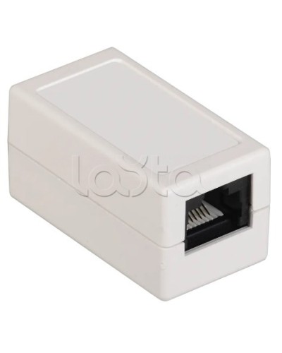 Проходной адаптер кат. 6 UTP тип RJ45-RJ45 ITK CS70-1C06U в Хасавюрте Проходные адаптеры RJ-45 и разветвители Pintop.ru