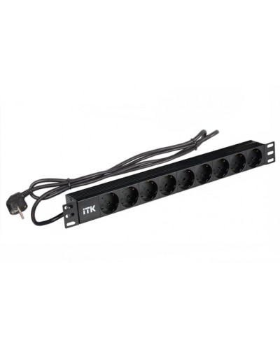 Блок розеток на 9 розеток 19 ITK PH22-9D1 в Хасавюрте Блоки розеток Pintop.ru