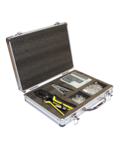 Набор инструментов для изготовления и тестирования патч-кордов LANMASTER LAN-NT-TK/PATCH-TST в Хасавюрте Аксессуары для стоек и шкафов Pintop.ru