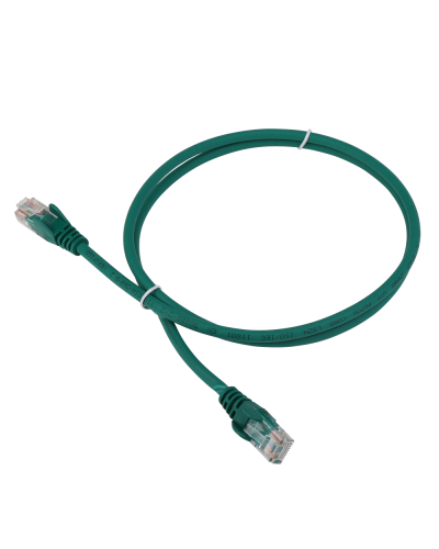 Патч-корд LANMASTER LSZH UTP кат.5e, 0.3 м, зеленый LANMASTER LAN-PC45/U5E-0.3-GN в Хасавюрте Патчкорды (медные) Pintop.ru
