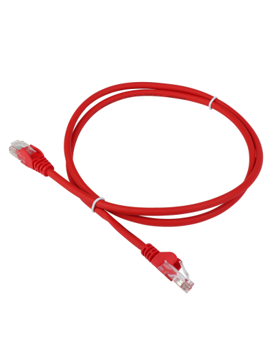 Патч-корд LANMASTER LSZH UTP кат.5e, 0.3 м, красный LANMASTER LAN-PC45/U5E-0.3-RD в Хасавюрте Патчкорды (медные) Pintop.ru
