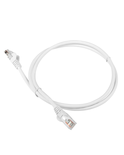 Патч-корд LANMASTER LSZH UTP кат.5e, 0.3 м, белый LANMASTER LAN-PC45/U5E-0.3-WH в Хасавюрте Патчкорды (медные) Pintop.ru