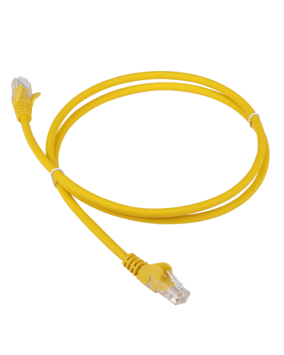 Патч-корд LANMASTER LSZH UTP кат.5e, 0.3 м, желтый LANMASTER LAN-PC45/U5E-0.3-YL в Хасавюрте Патчкорды (медные) Pintop.ru